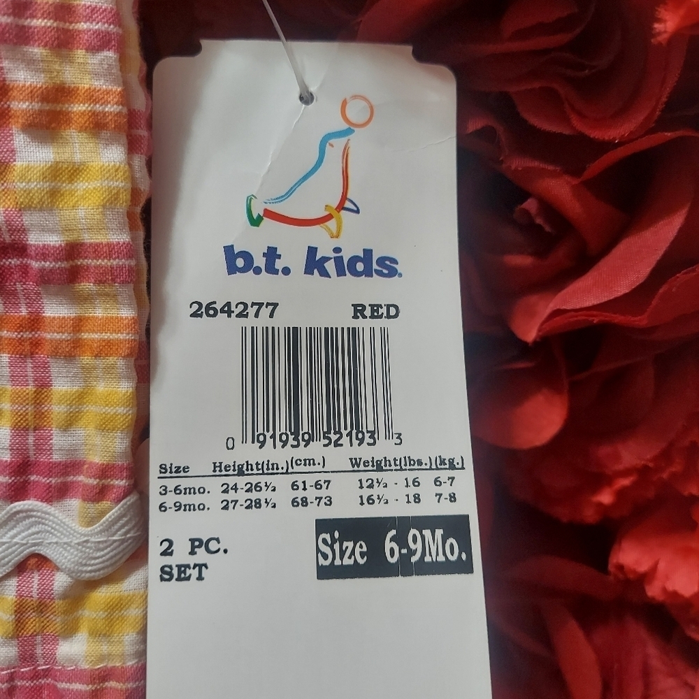 B T Kids NWT 👶Infant 6/9 Months Dress -No Panties Underneath - Picture 5 of 5